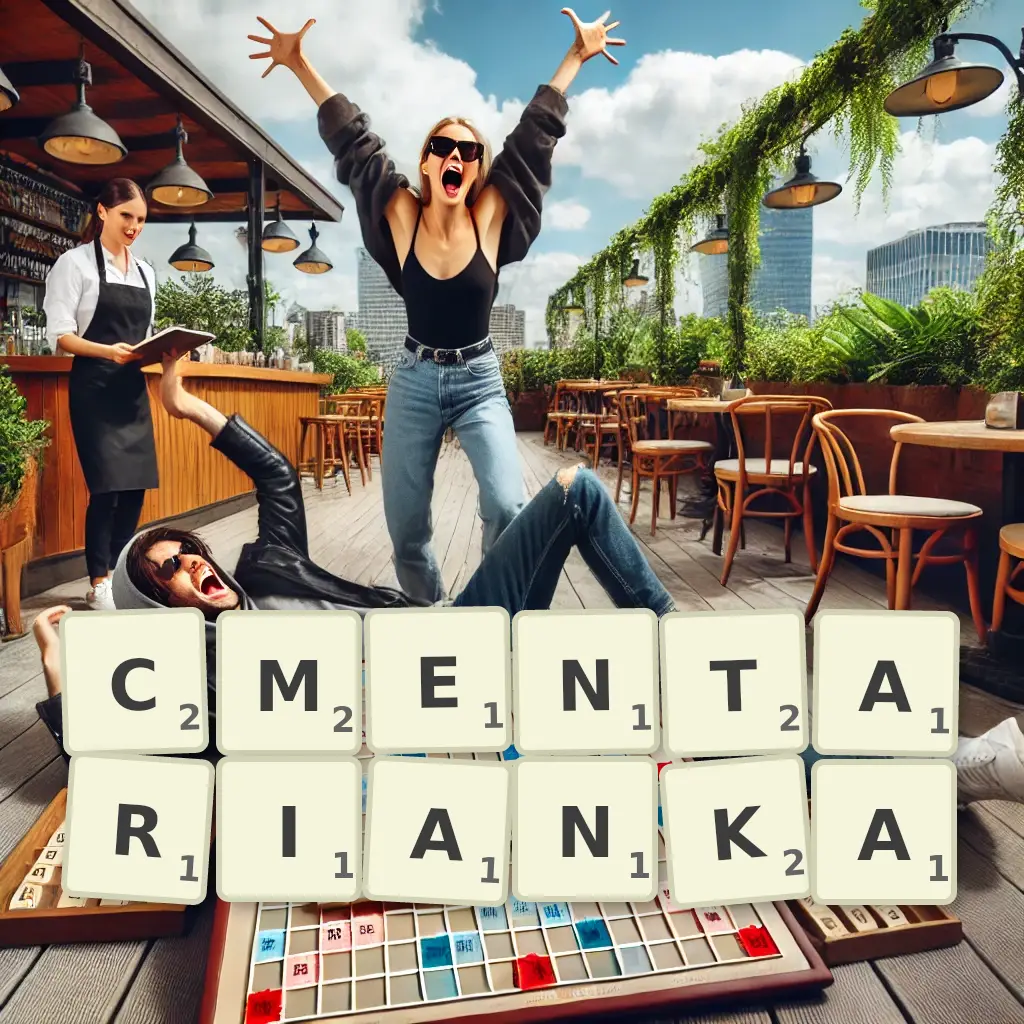 Słowa z liter CMENTARIANKĄ