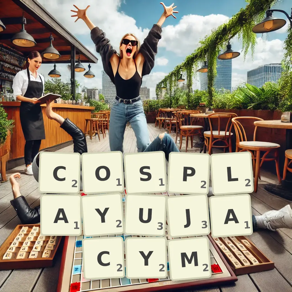 Słowa z liter COSPLAYUJĄCYM