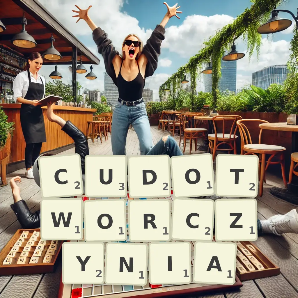 Słowa z liter CUDOTWÓRCZYNIĄ