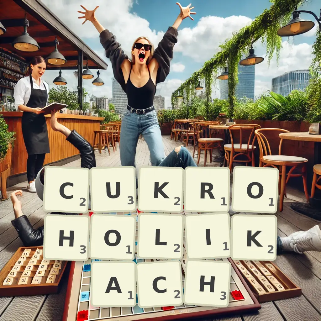 Słowa z liter CUKROHOLIKACH