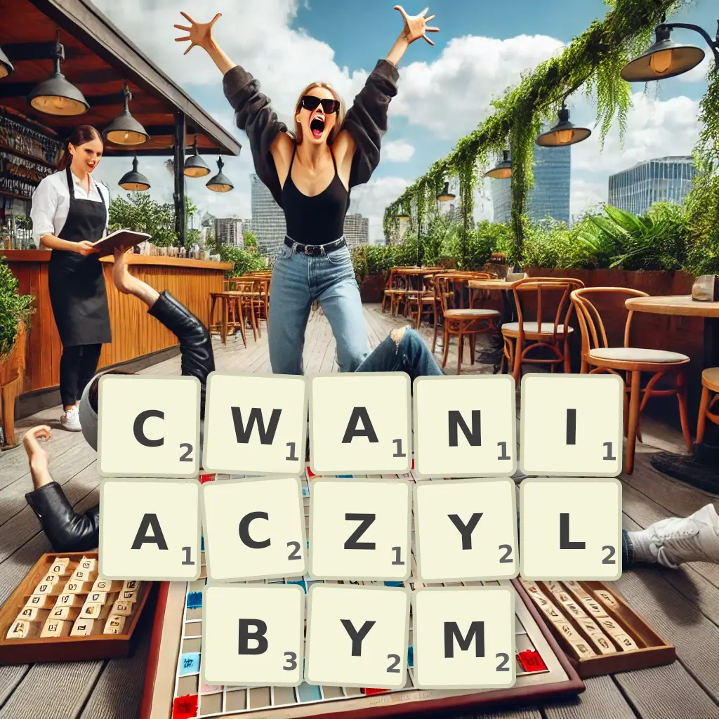 Słowa z liter CWANIACZYŁBYM