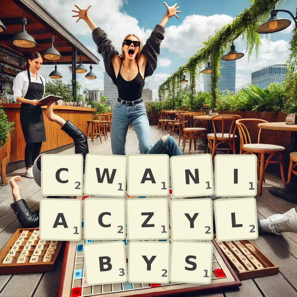 Słowa z liter CWANIACZYŁBYŚ
