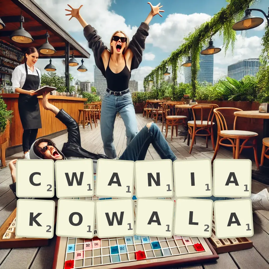 Słowa z liter CWANIAKOWAŁA