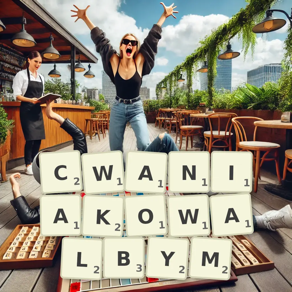 Lista słów z liter CWANIAKOWAŁBYM Słowa z liter CWANIAKOWAŁBYM