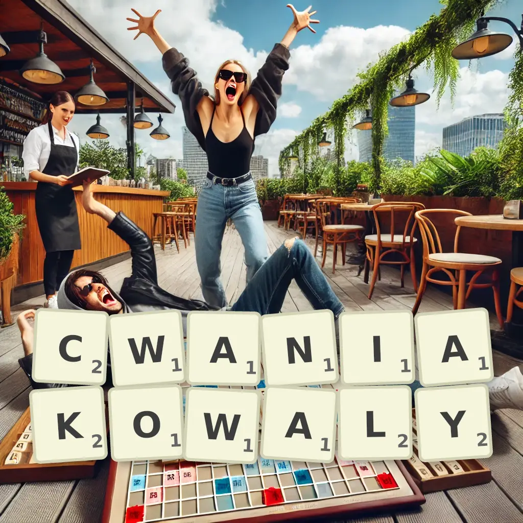 Słowa z liter CWANIAKOWAŁY