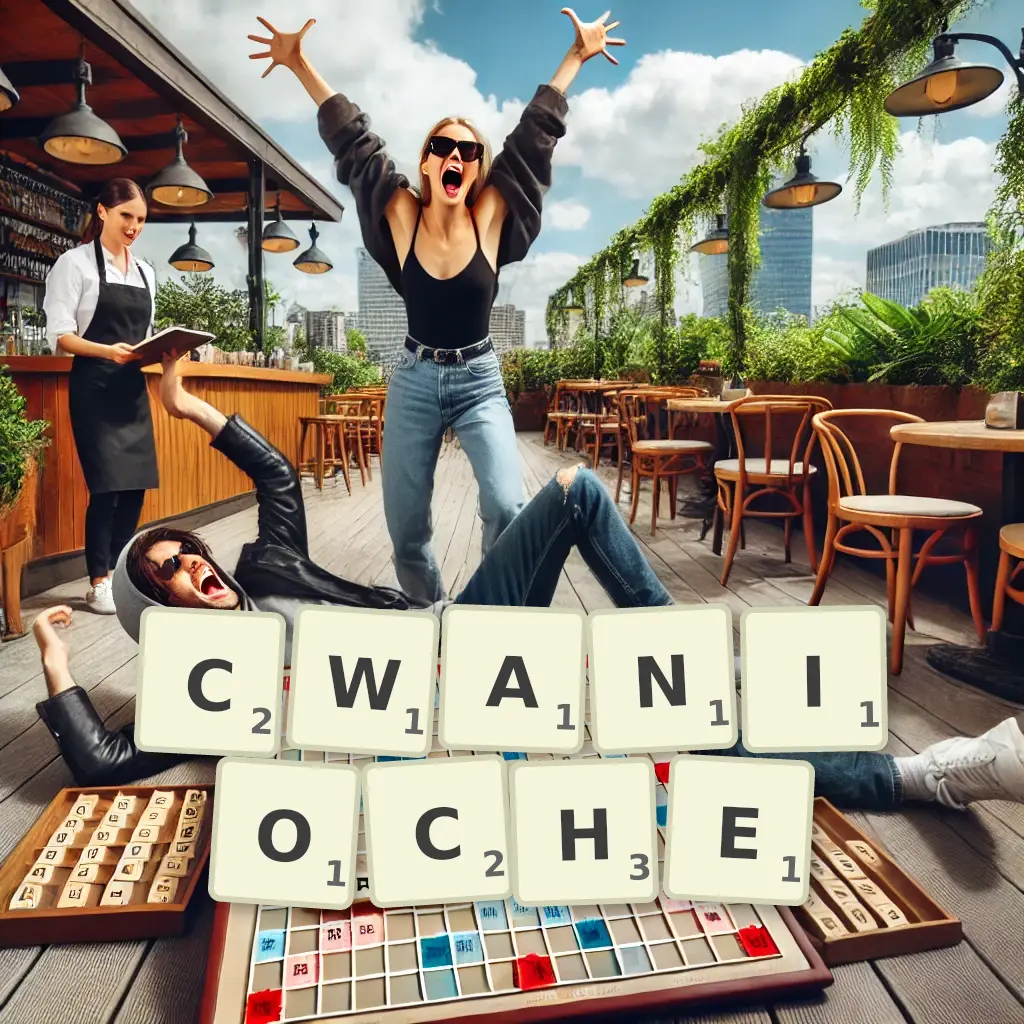 Lista słów z liter CWANIOCHĘ Słowa z liter CWANIOCHĘ