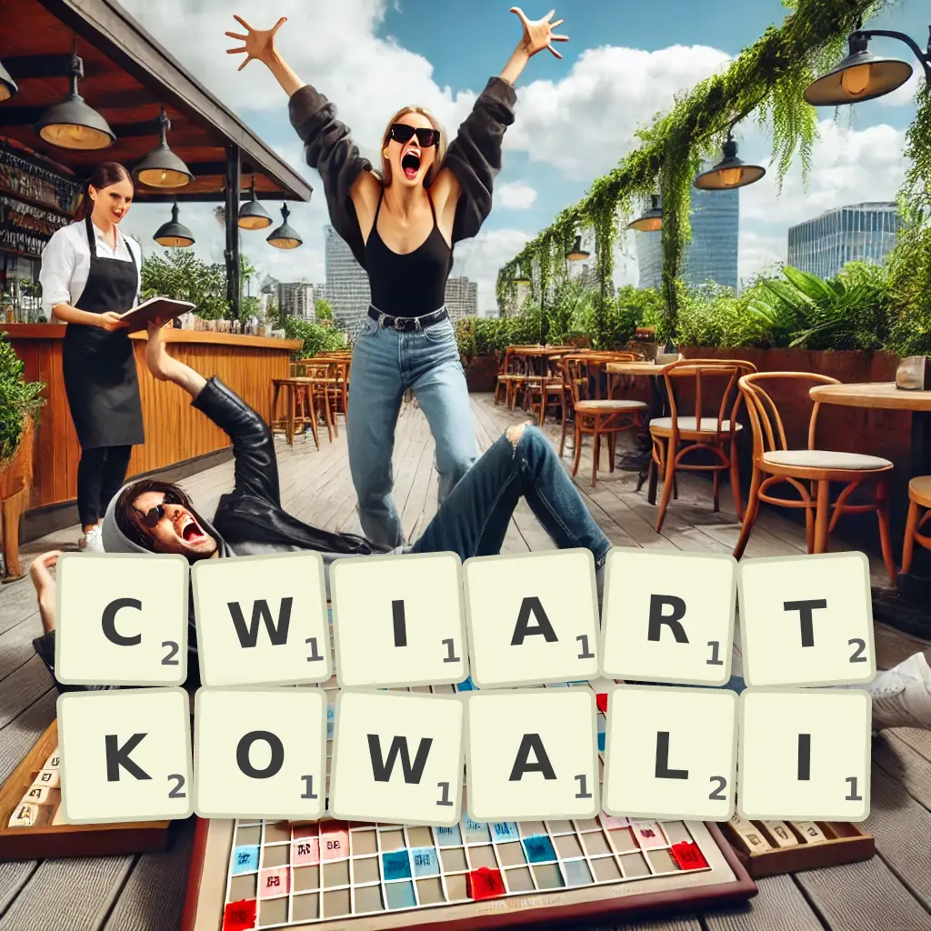 Słowa z liter ĆWIARTKOWALI