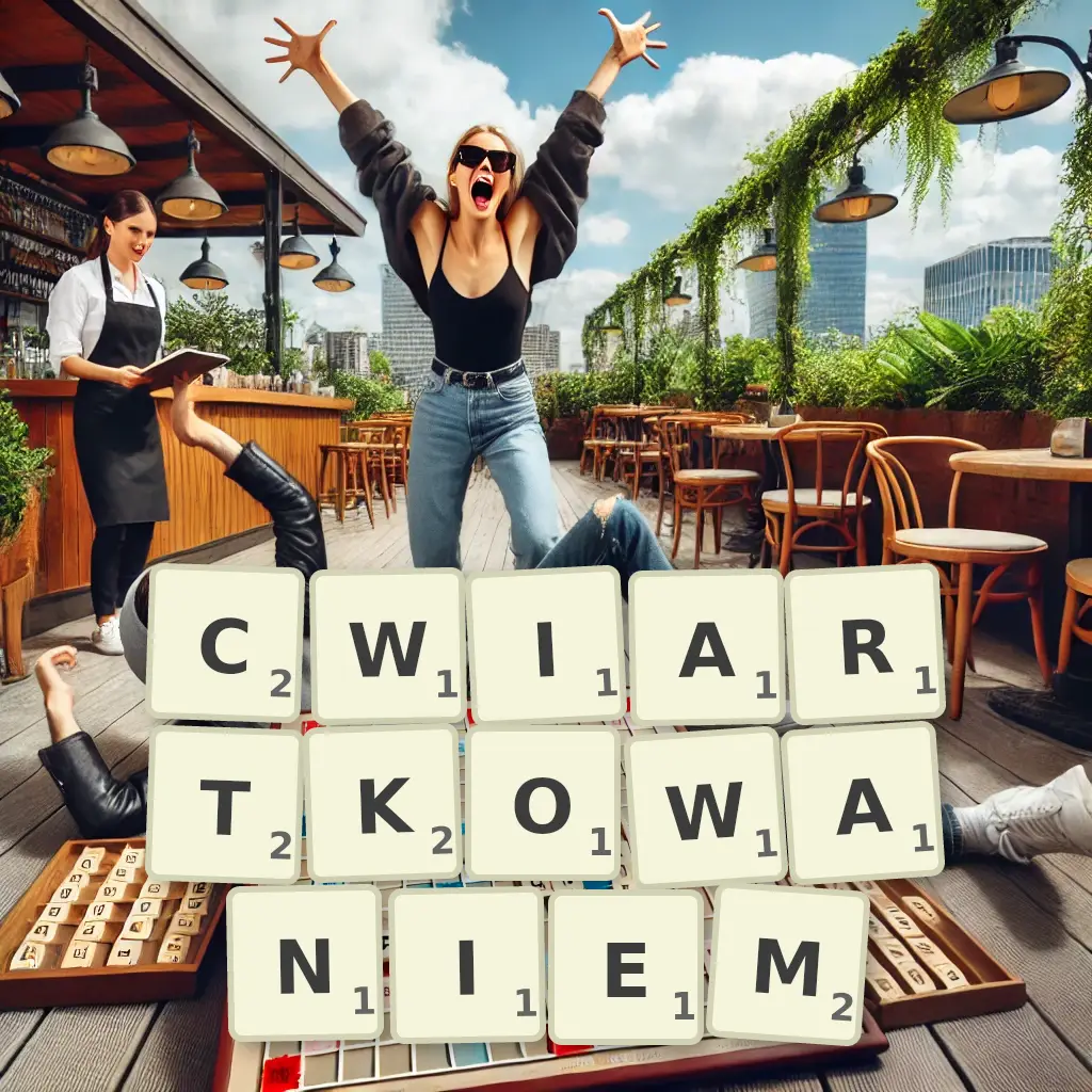 Słowa z liter ĆWIARTKOWANIEM