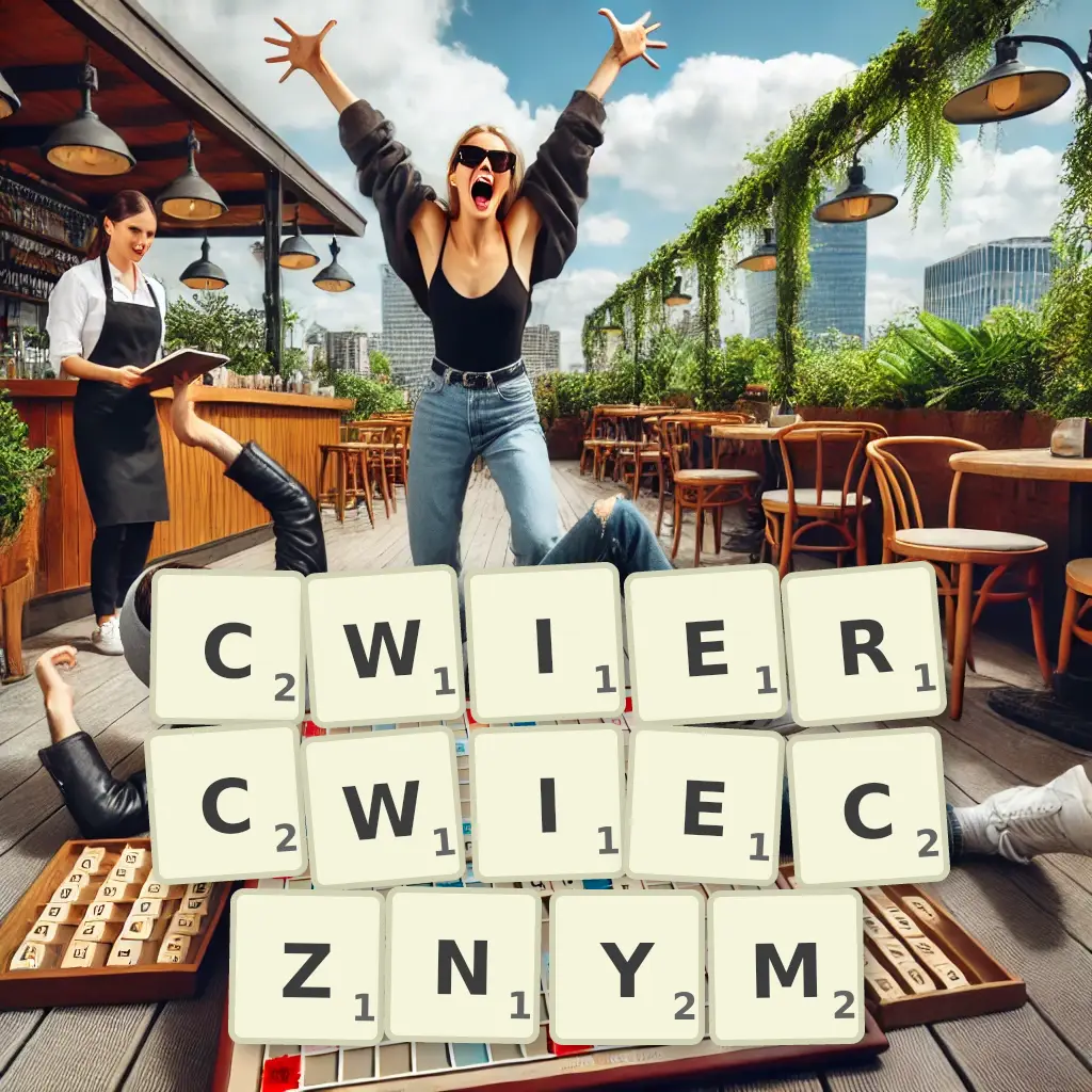 Słowa z liter ĆWIERĆWIECZNYM