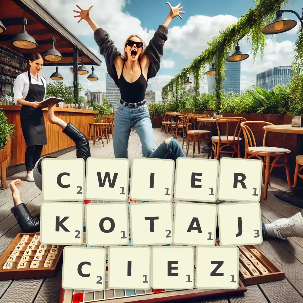 Słowa z liter ĆWIERKOTAJCIEŻ