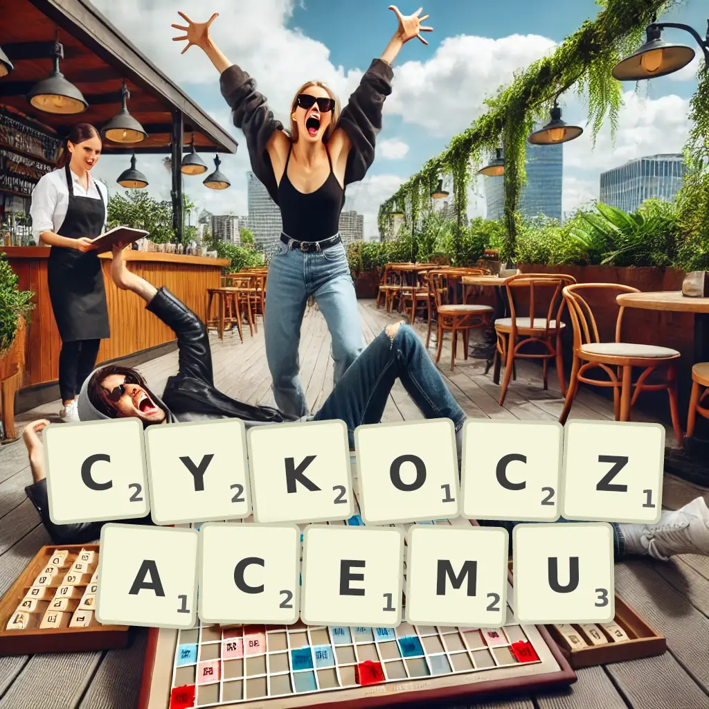 Słowa z liter CYKOCZĄCEMU