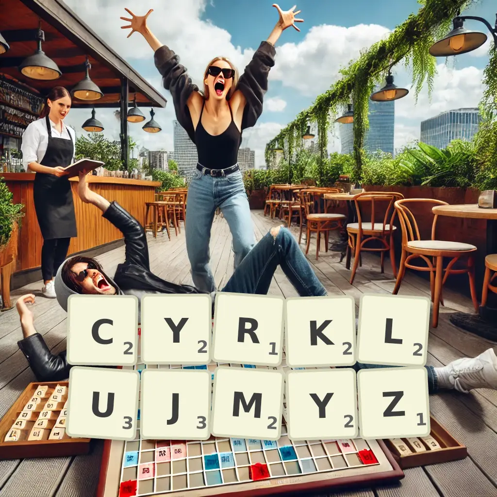 Słowa z liter CYRKLUJMYŻ
