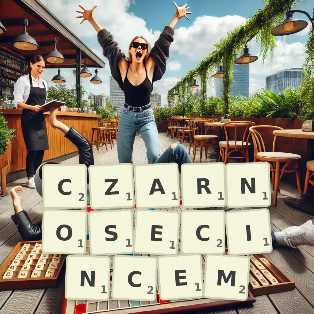 Słowa z liter CZARNOSECIŃCEM