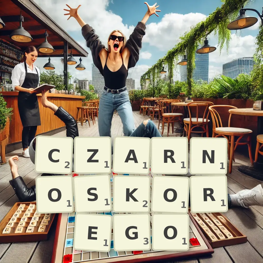 Słowa z liter CZARNOSKÓREGO