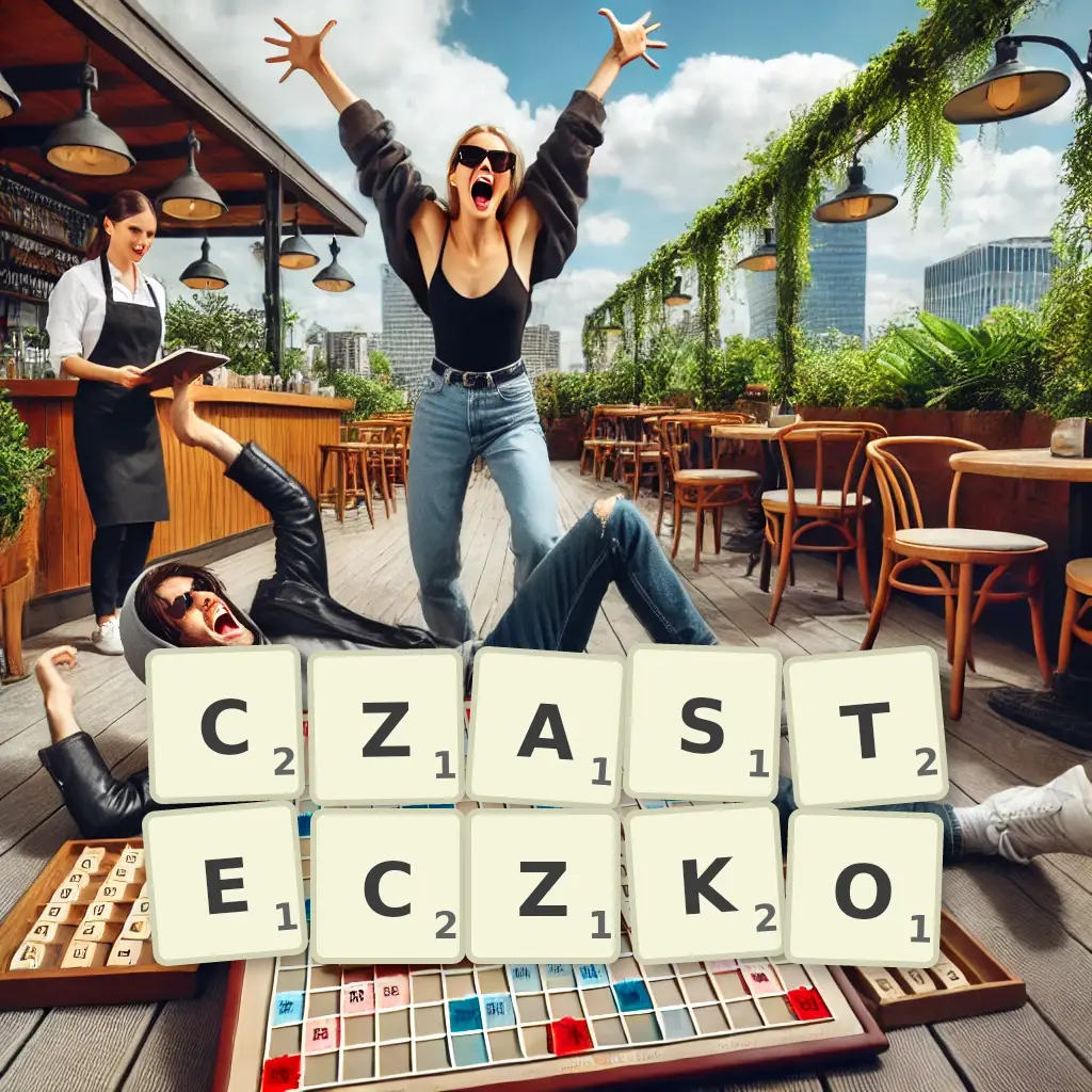 Słowa z liter CZĄSTECZKO