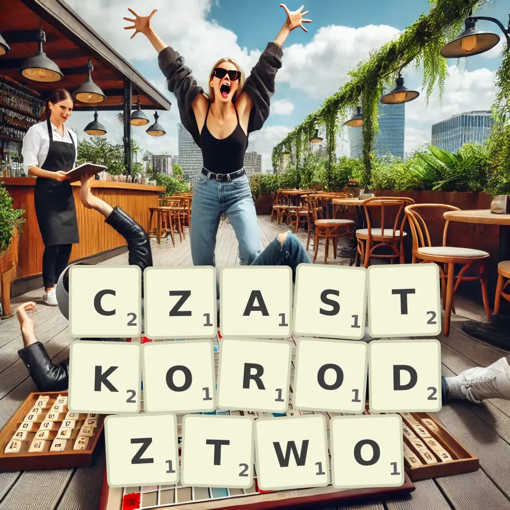 Słowa z liter CZĄSTKORÓDZTWO