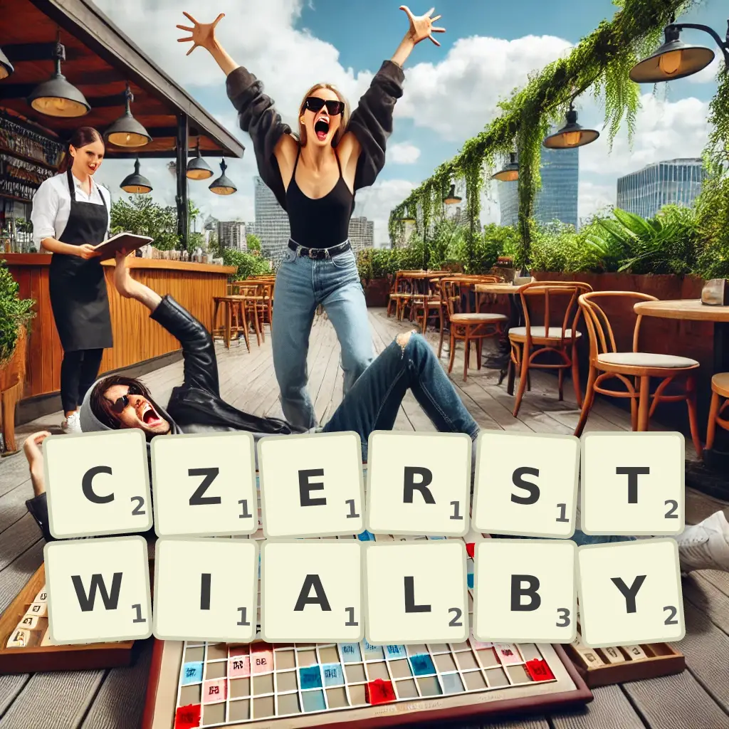 Słowa z liter CZERSTWIAŁBY