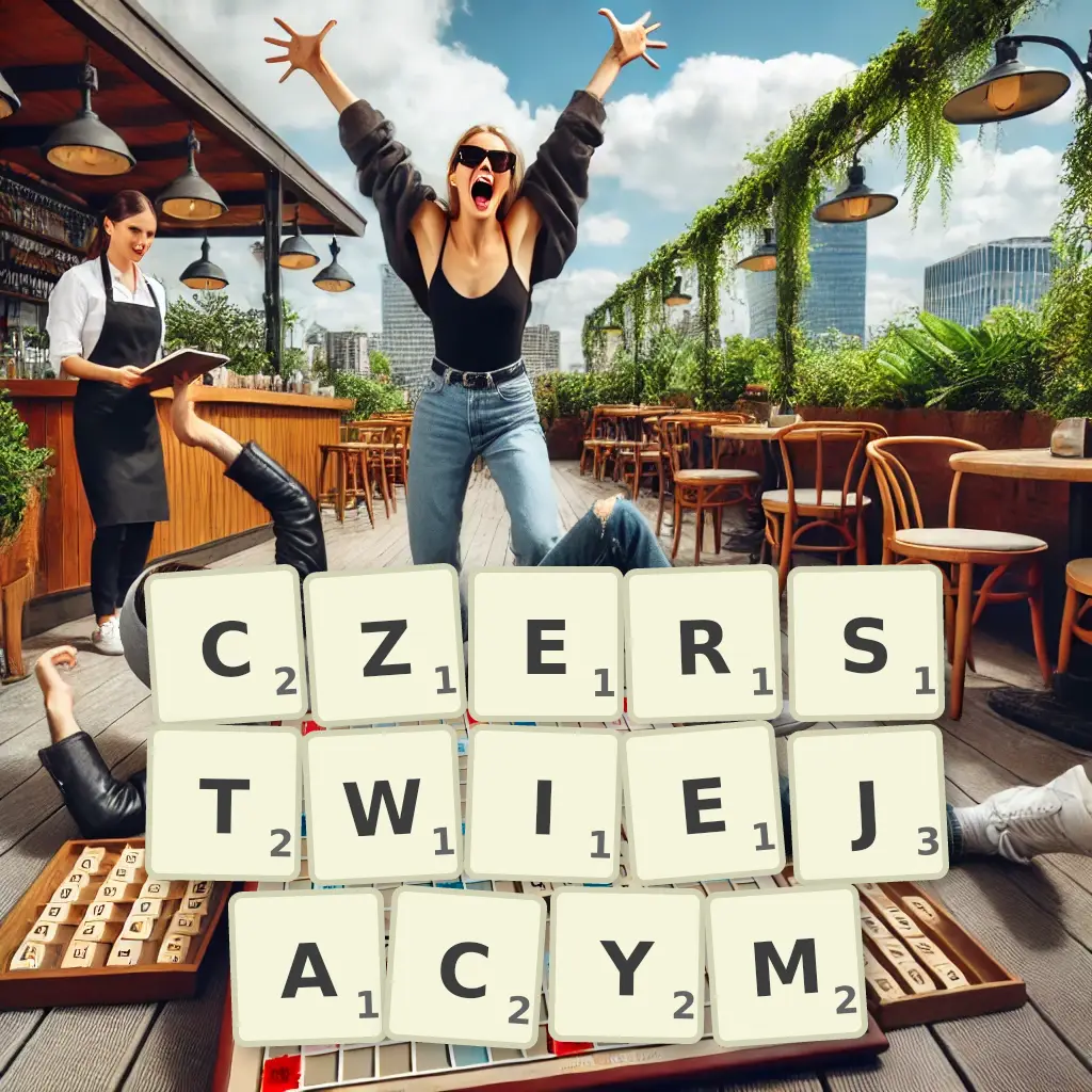 Słowa z liter CZERSTWIEJĄCYM