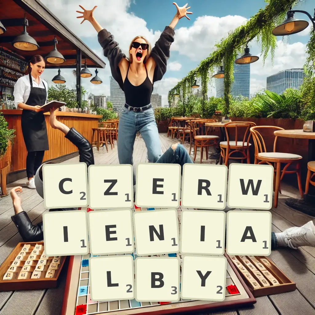 Słowa z liter CZERWIENIAŁBY
