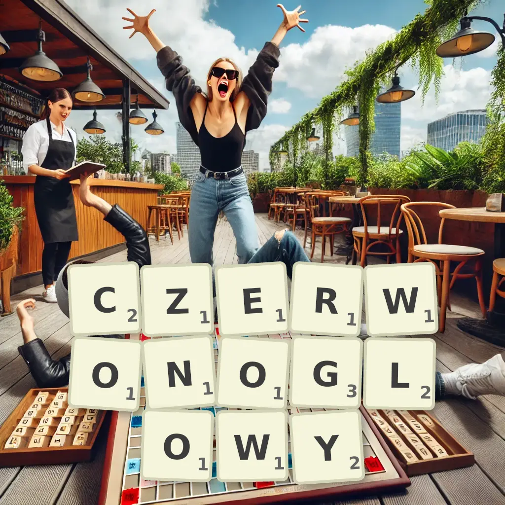 Słowa z liter CZERWONOGŁOWY