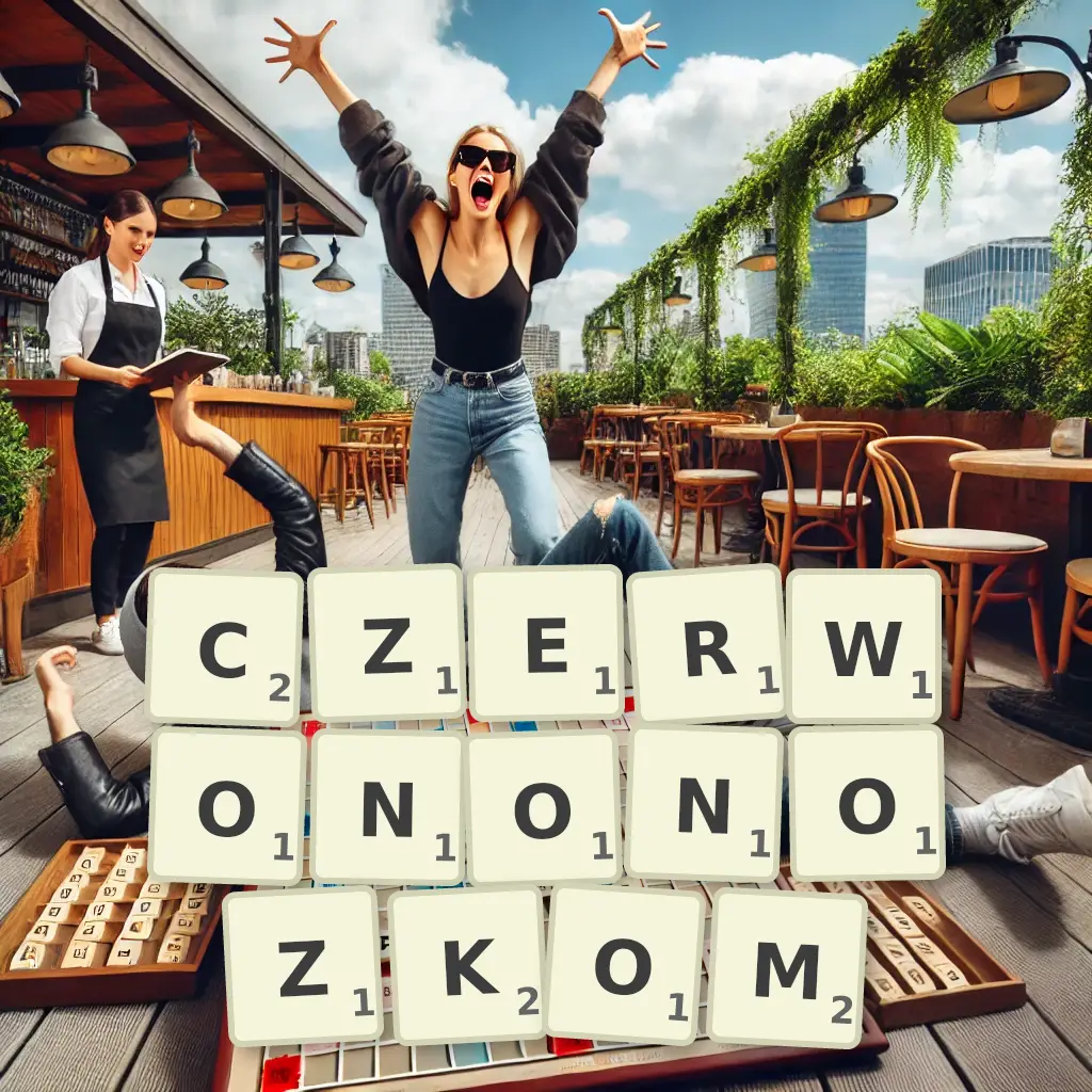 Słowa z liter CZERWONONÓŻKOM
