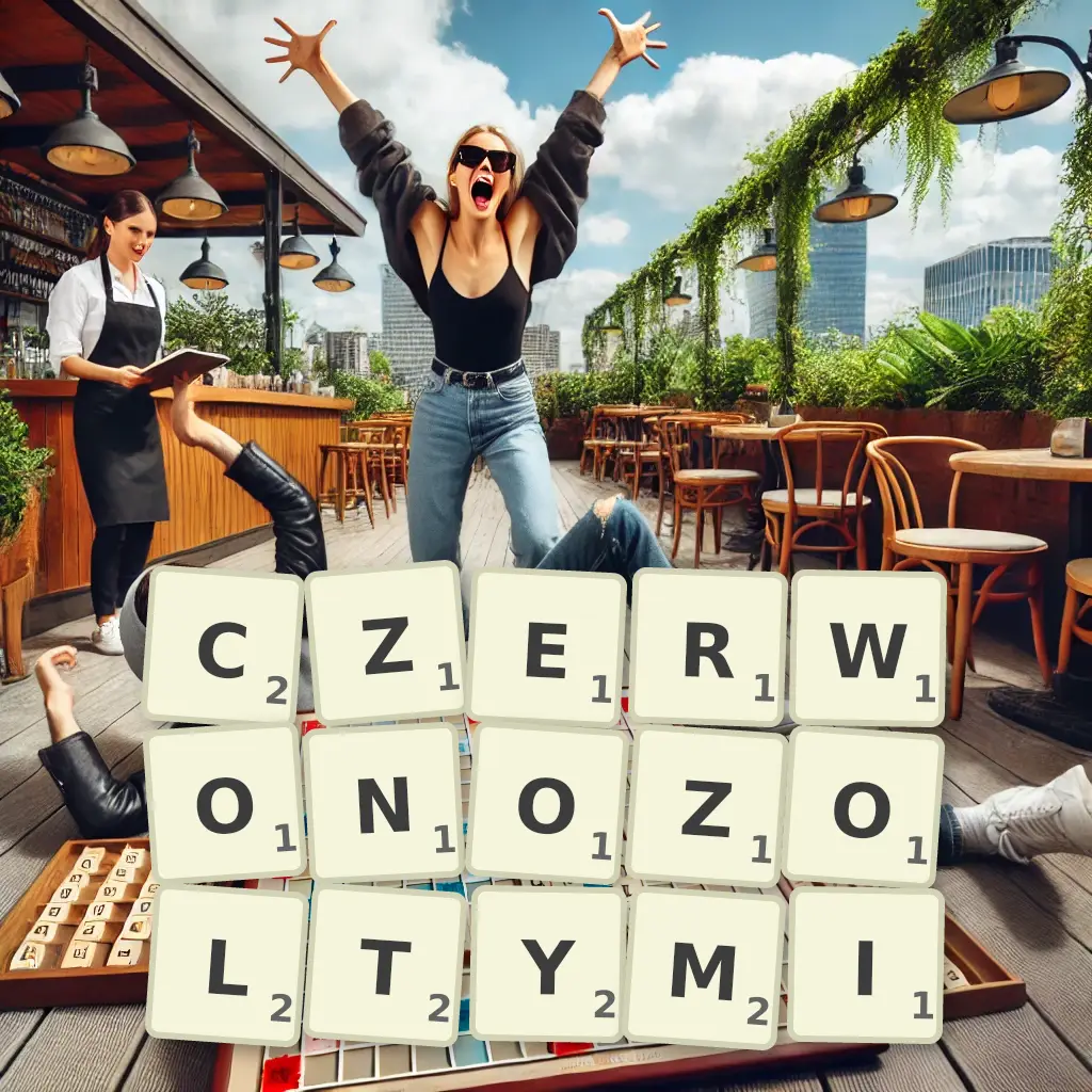 Słowa z liter CZERWONOŻÓŁTYMI