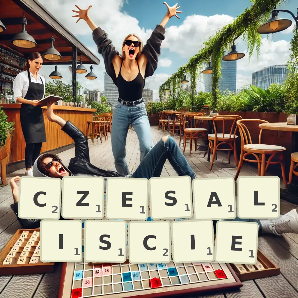 Słowa z liter CZESALIŚCIE