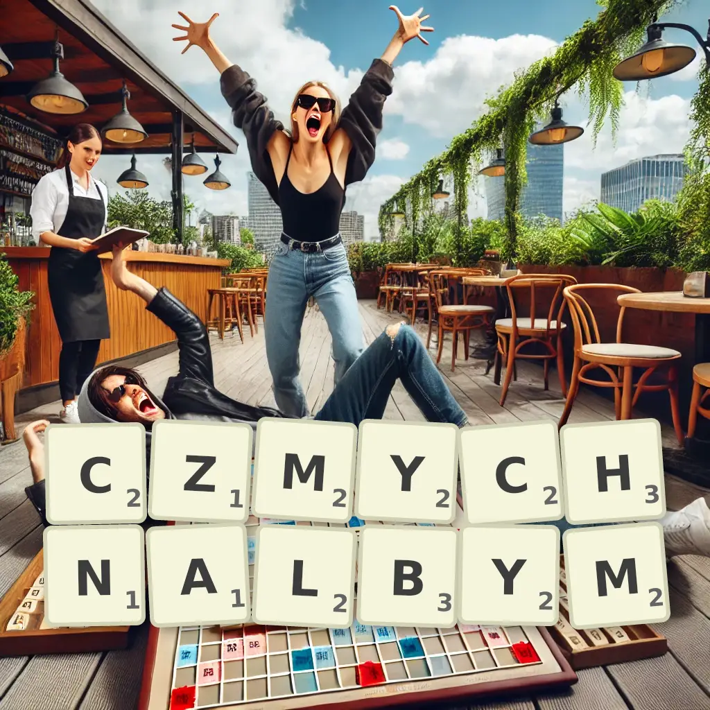 Słowa z liter CZMYCHNĄŁBYM