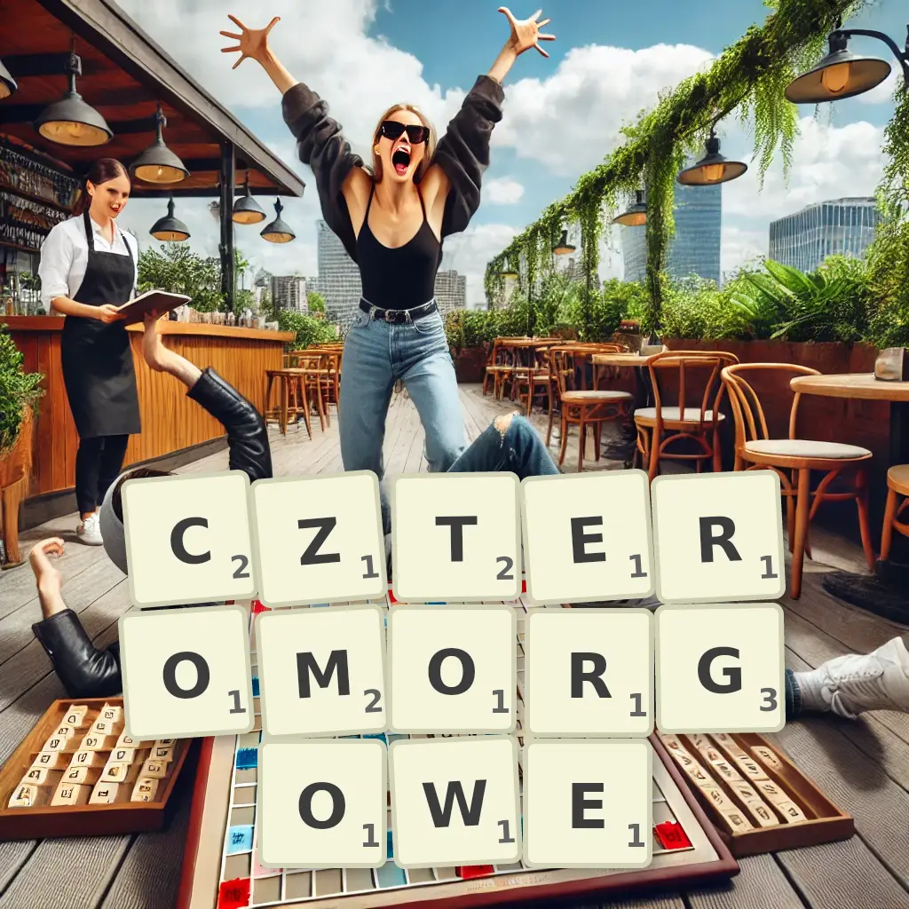 Słowa z liter CZTEROMORGOWE