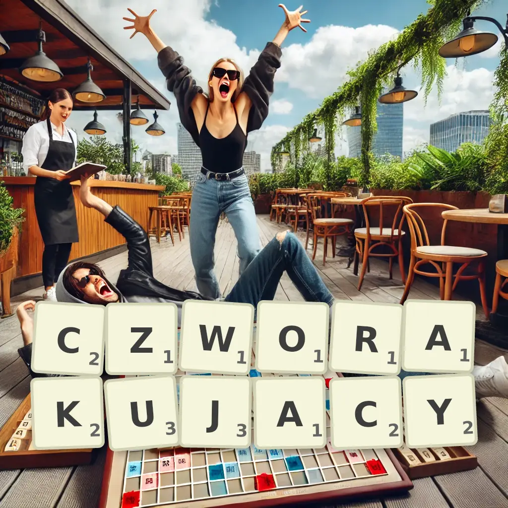 Słowa z liter CZWORAKUJĄCY