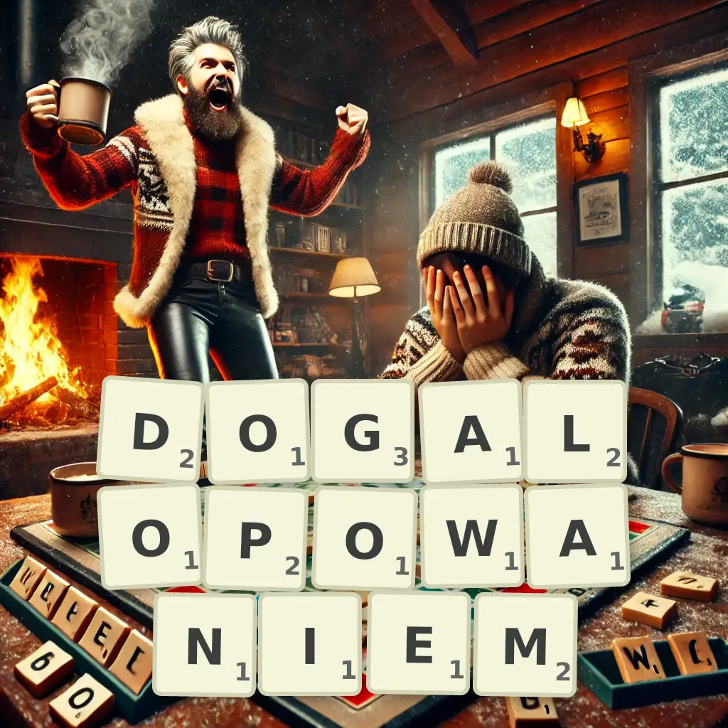 Słowa z liter DOGALOPOWANIEM