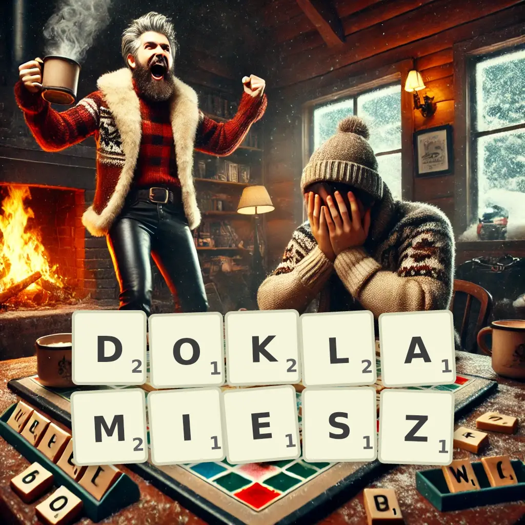 Słowa z liter DOKŁAMIESZ