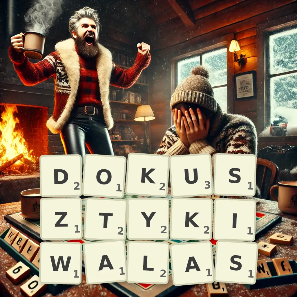 Słowa z liter DOKUSZTYKIWAŁAŚ