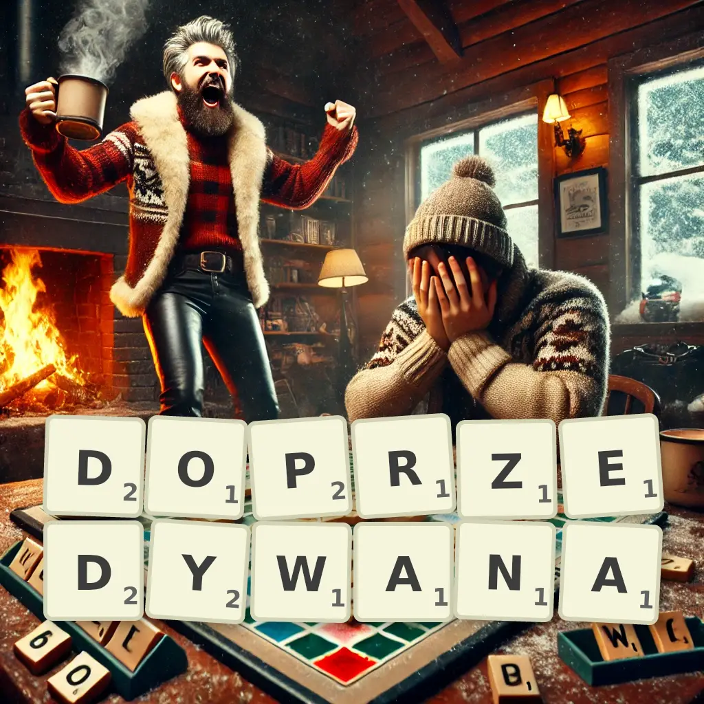 Słowa z liter DOPRZĘDYWANA