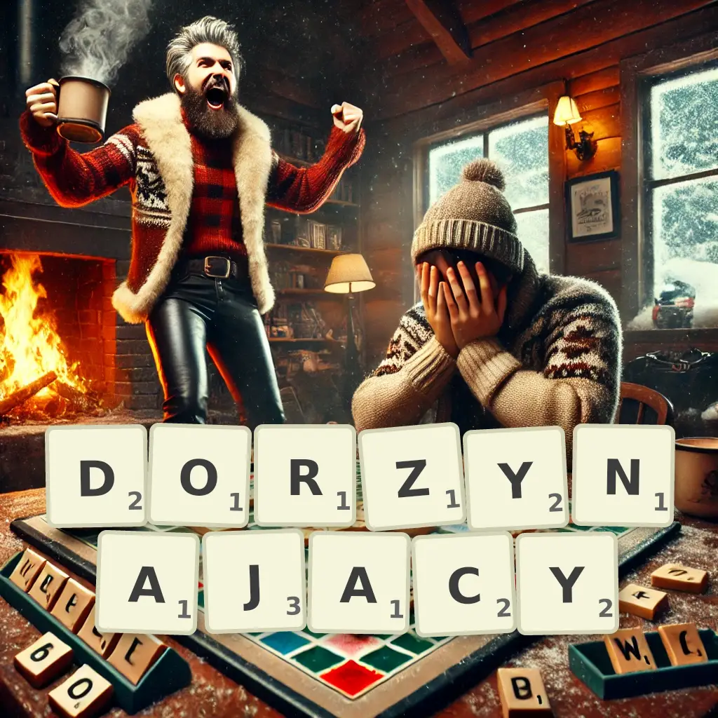 Lista słów z liter DORZYNAJĄCY Słowa z liter DORZYNAJĄCY