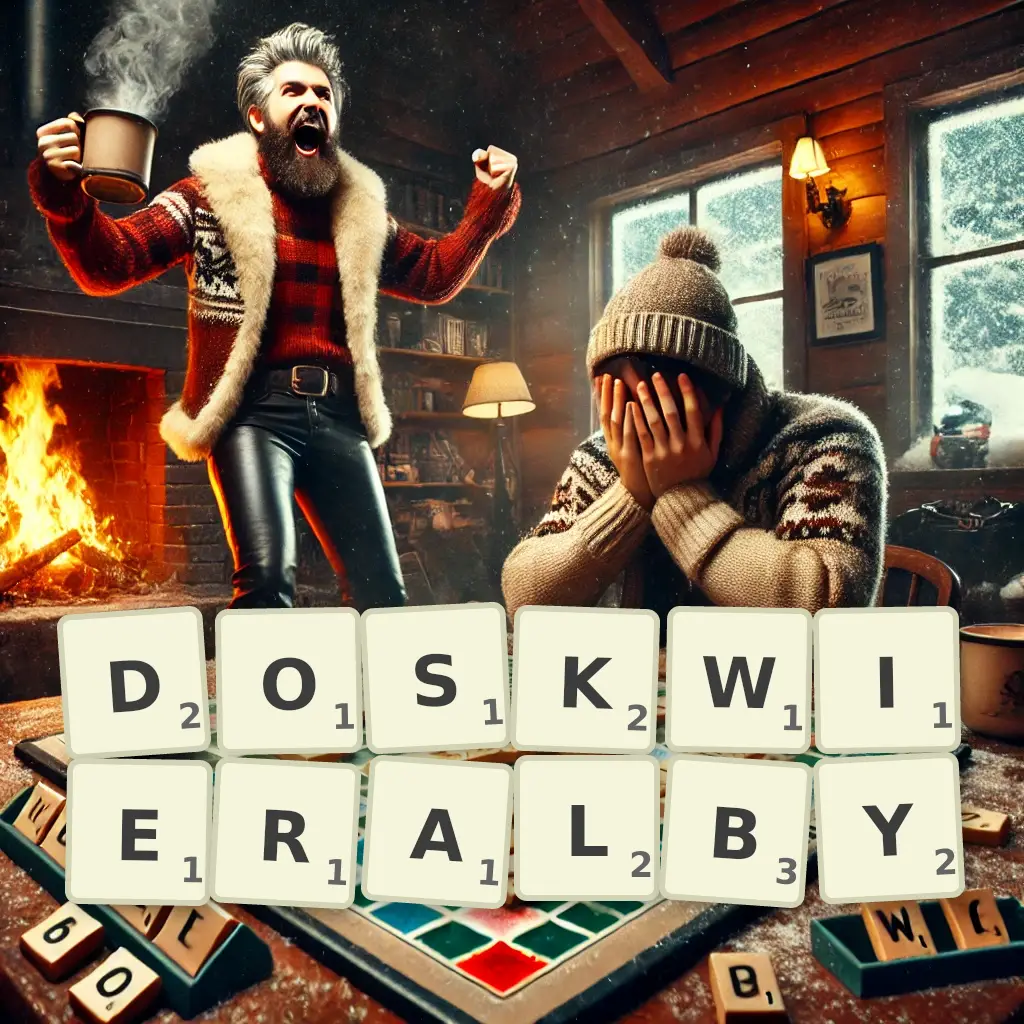 Lista słów z liter DOSKWIERAŁBY Słowa z liter DOSKWIERAŁBY