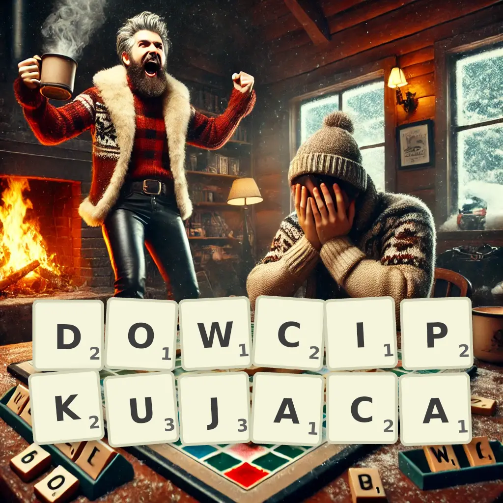 Słowa z liter DOWCIPKUJĄCĄ
