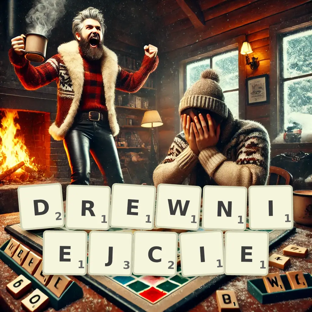 Słowa z liter DREWNIEJCIE