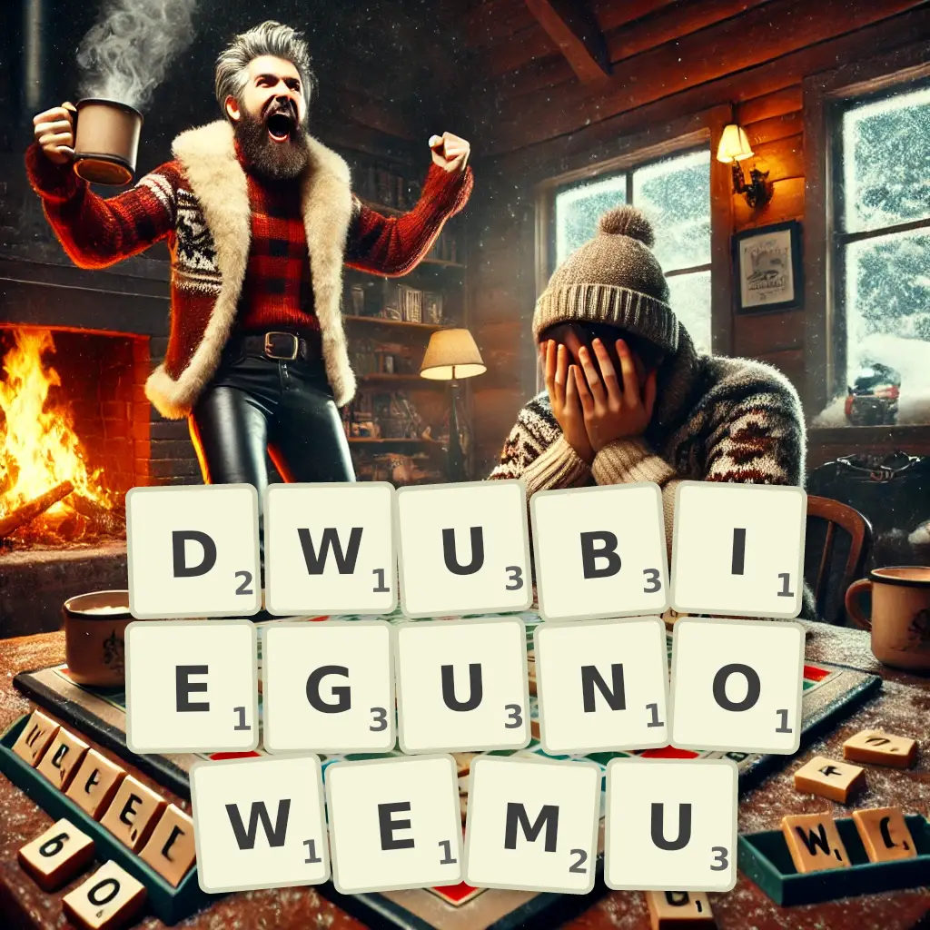 Słowa z liter DWUBIEGUNOWEMU