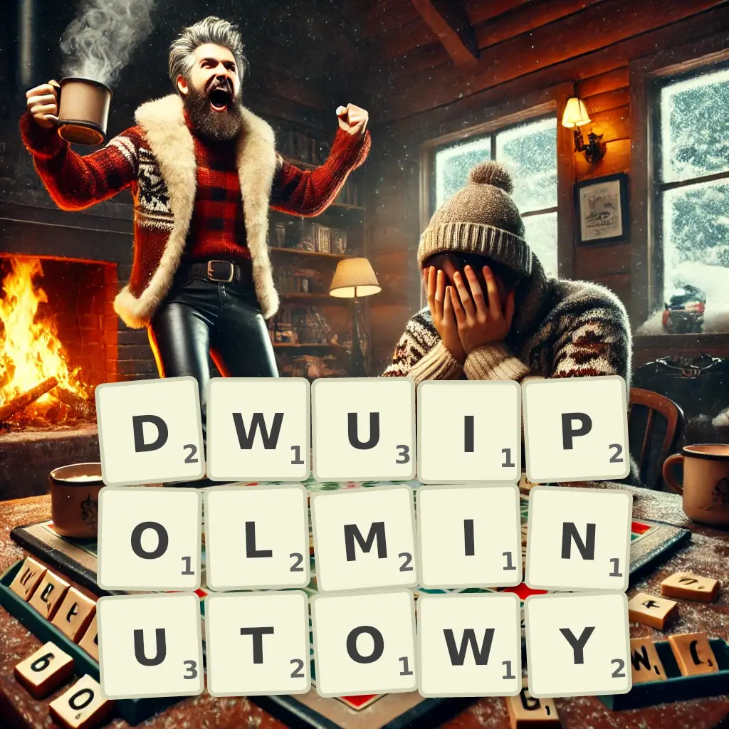 Słowa z liter DWUIPÓŁMINUTOWY