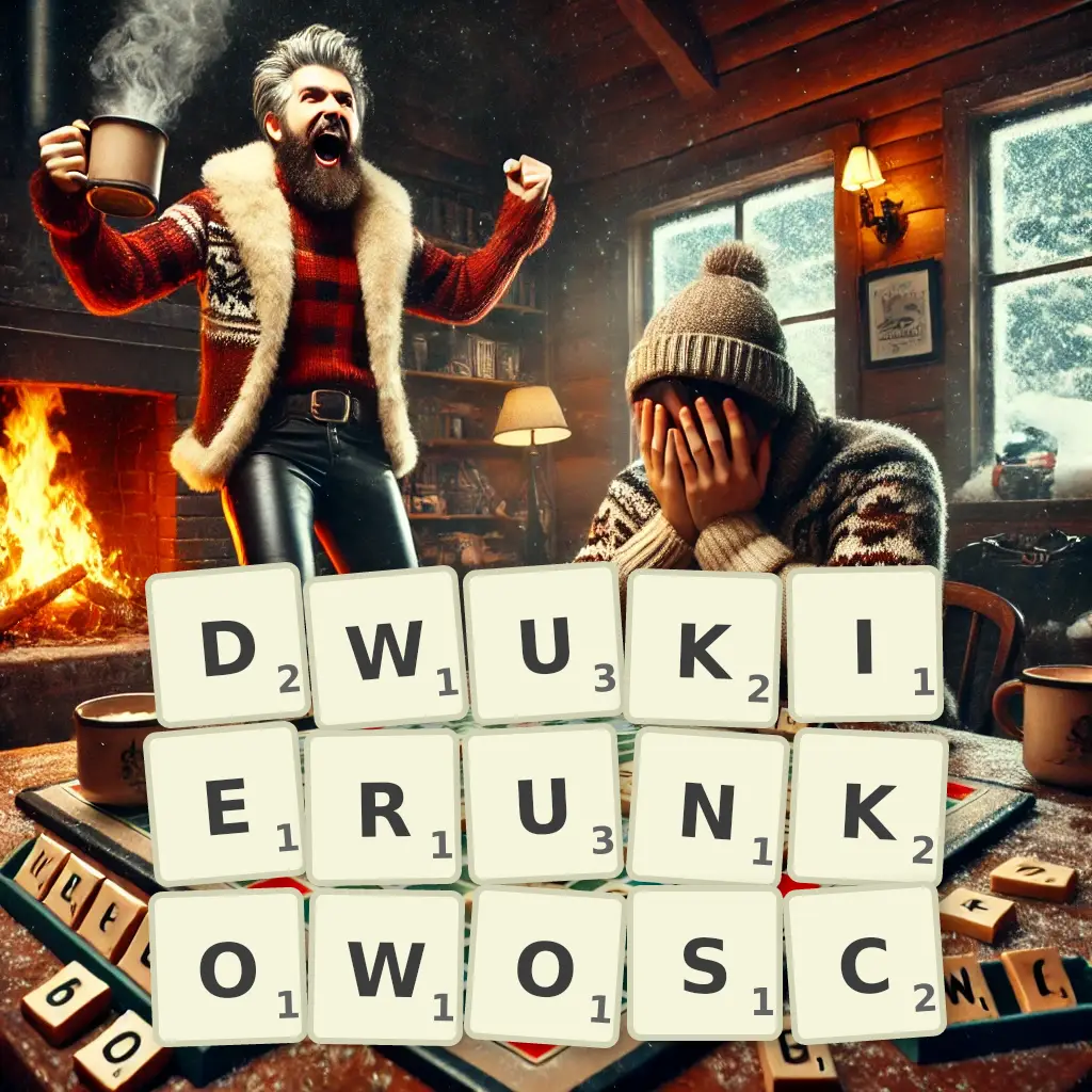 Słowa z liter DWUKIERUNKOWOŚĆ