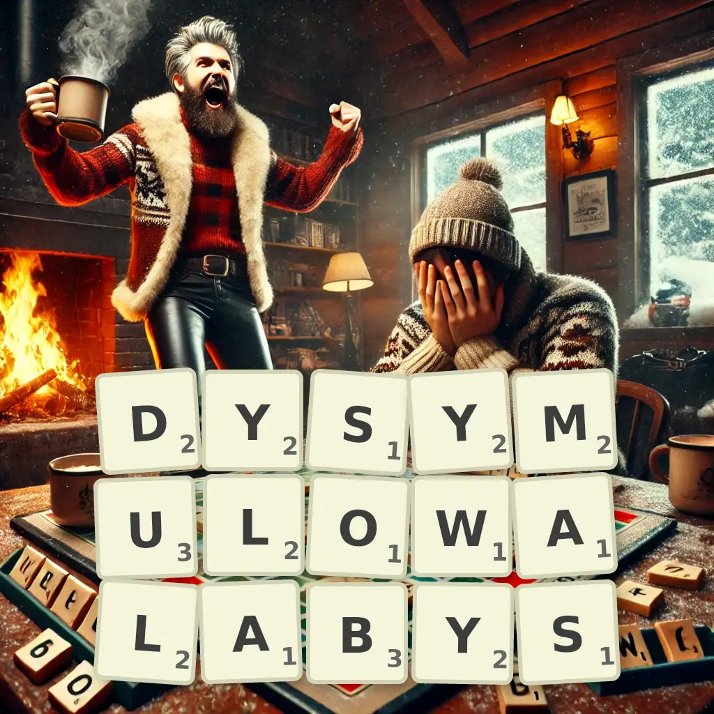 Słowa z liter DYSYMULOWAŁABYŚ