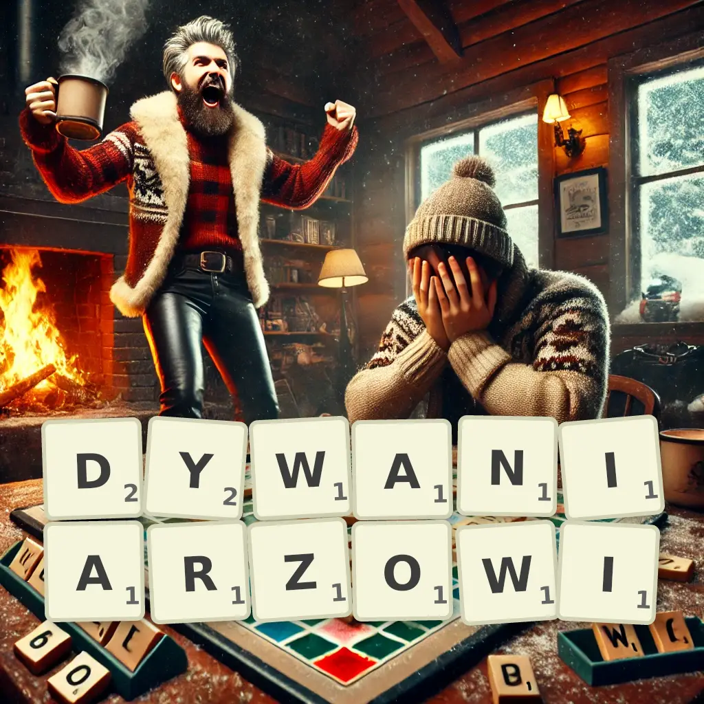 Słowa z liter DYWANIARZOWI