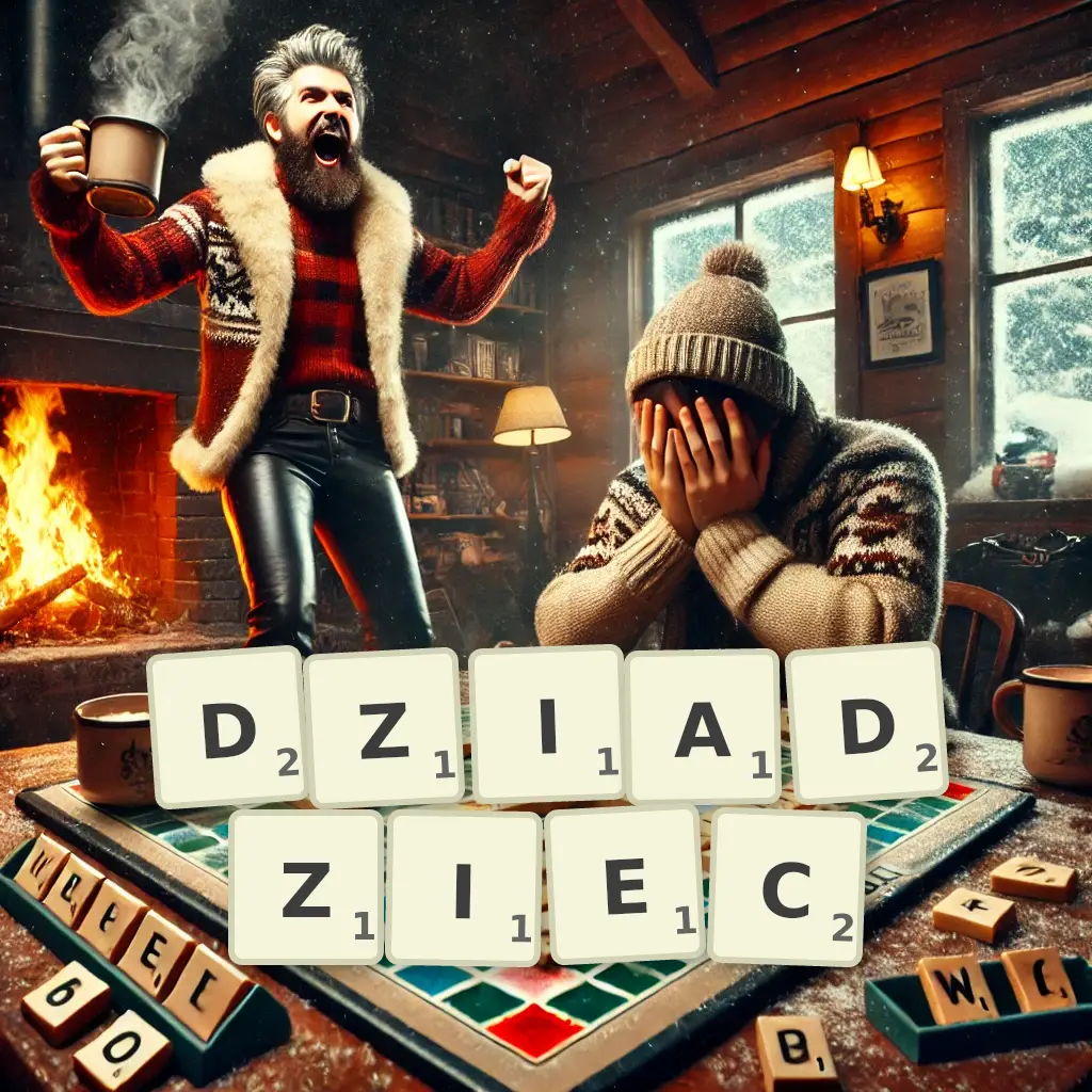 Słowa z liter DZIADZIEĆ
