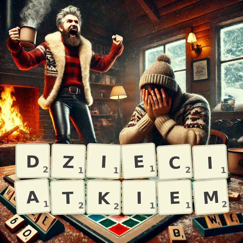 Słowa z liter DZIECIĄTKIEM