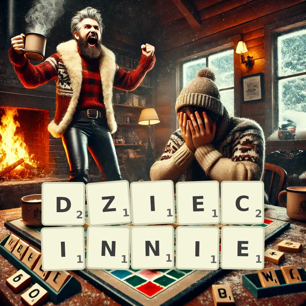 Słowa z liter DZIECINNIE