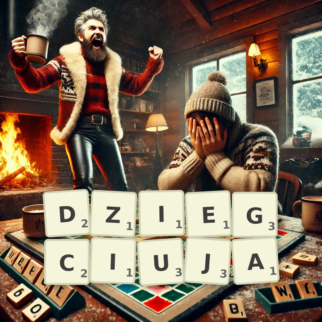 Słowa z liter DZIEGCIUJĄ