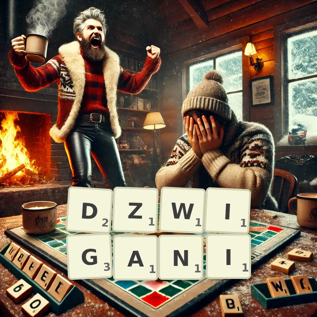 Słowa z liter DŹWIGANI