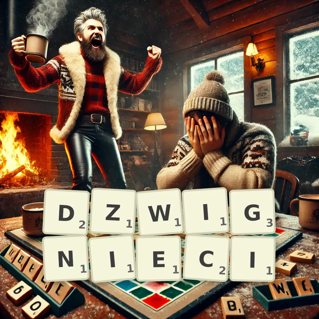 Słowa z liter DŹWIGNIĘCI