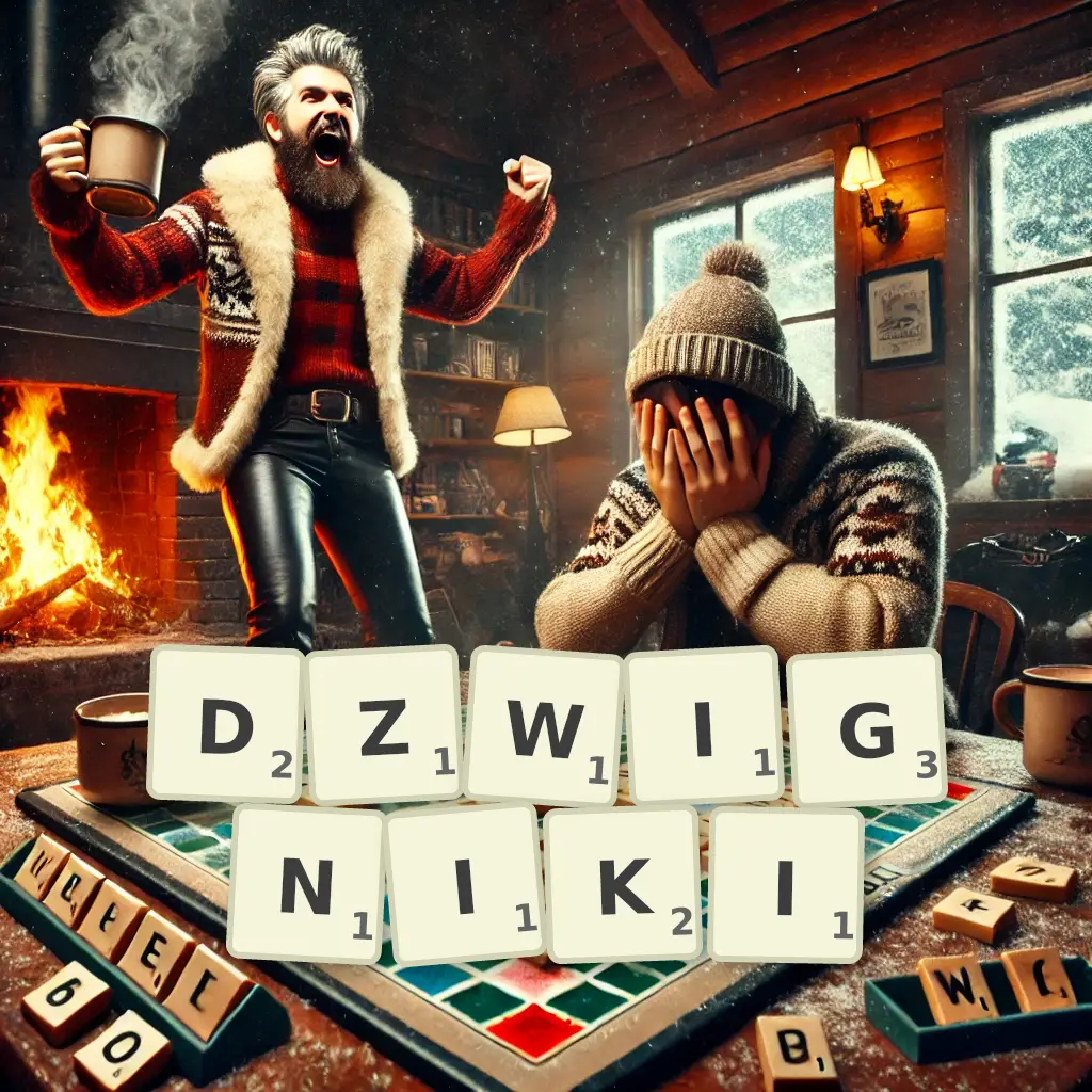Słowa z liter DŹWIGNIKI
